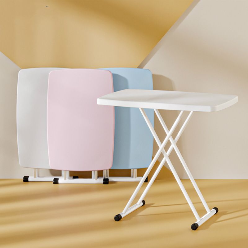Modern Style Desk Home Writing Desk Plastic Adjustable Folding Table 29.9"L X 19.6"W Clearhalo 'furn' 'furn_office_desk' 'Furniture' 'Office Desks' 'Office Furniture' 'office_desk' 1200x1200_8686b442-2a27-40f2-a332-7667ed969c6d