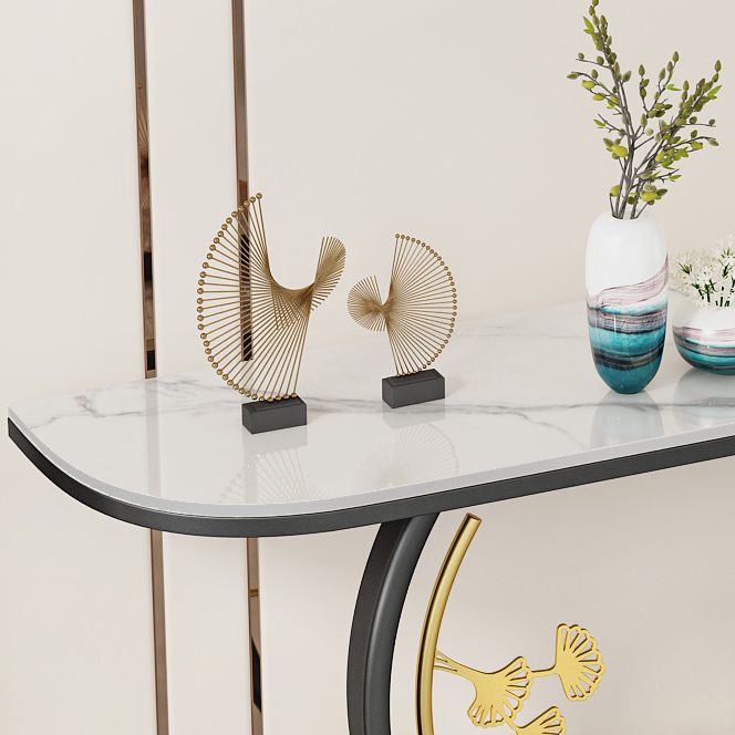 Tavolo accento console di ferro glam tavolo divano console in pietra per sala