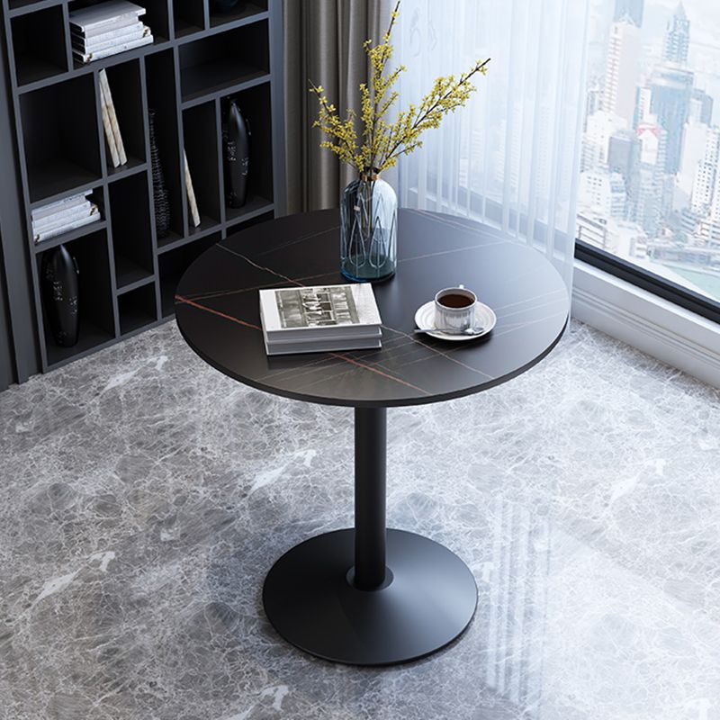 Glam Style Stone Top Dinette Table Metal Base Dining Table for Coffee Shop Clearhalo 'Dining Tables & Seating' 'Dining Tables' 'dining_table' 'Furniture' 'furniture_dining_table' 'Kitchen & Dining Furniture' 'kitchen' 'kitchen_dining_table' 1200x1200_868b37b1-119e-468b-8ad4-10b1a02b3682