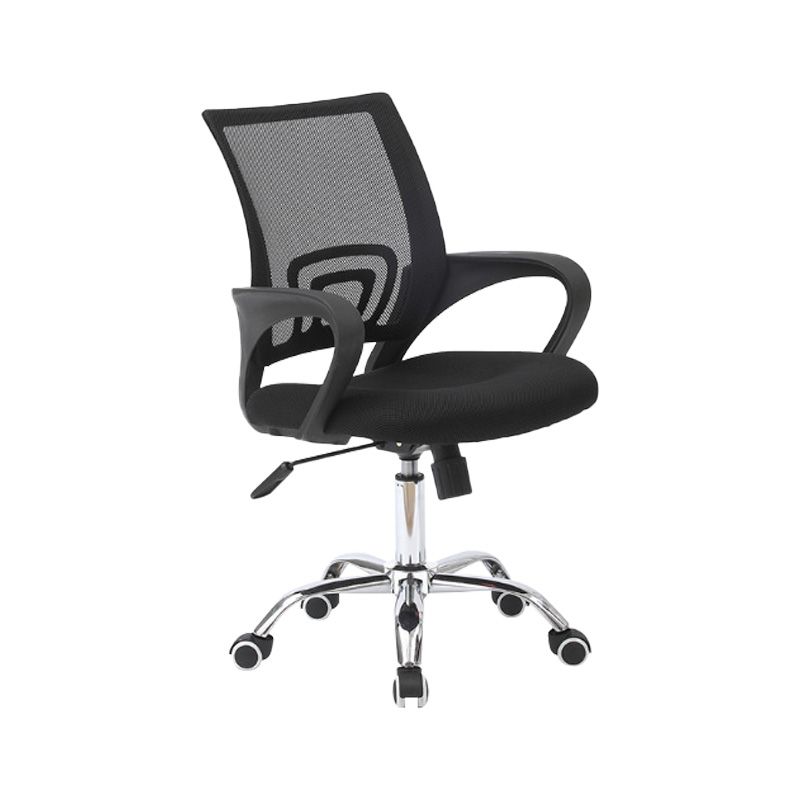 Modern Fixed Arms Conference Chair Mesh-back Chair for Office Clearhalo 'furn' 'furn_office_chair' 'Furniture' 'Office Chairs' 'Office Furniture' 'office_chair' 1200x1200_868d0273-eaa1-4e69-a416-297a9c7f76f0
