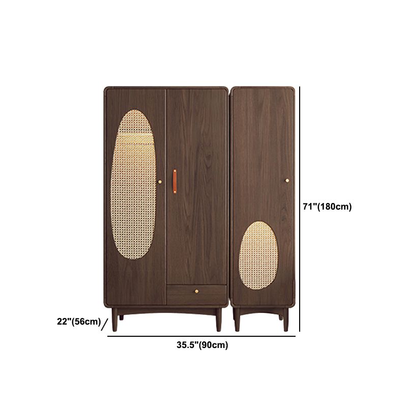 Gabinete tropical con gabinete de almacenamiento de madera de pino con bisagras para el hogar