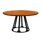 Table à manger ronde en bois massif, Style Simple, pour la cuisine de la maison
