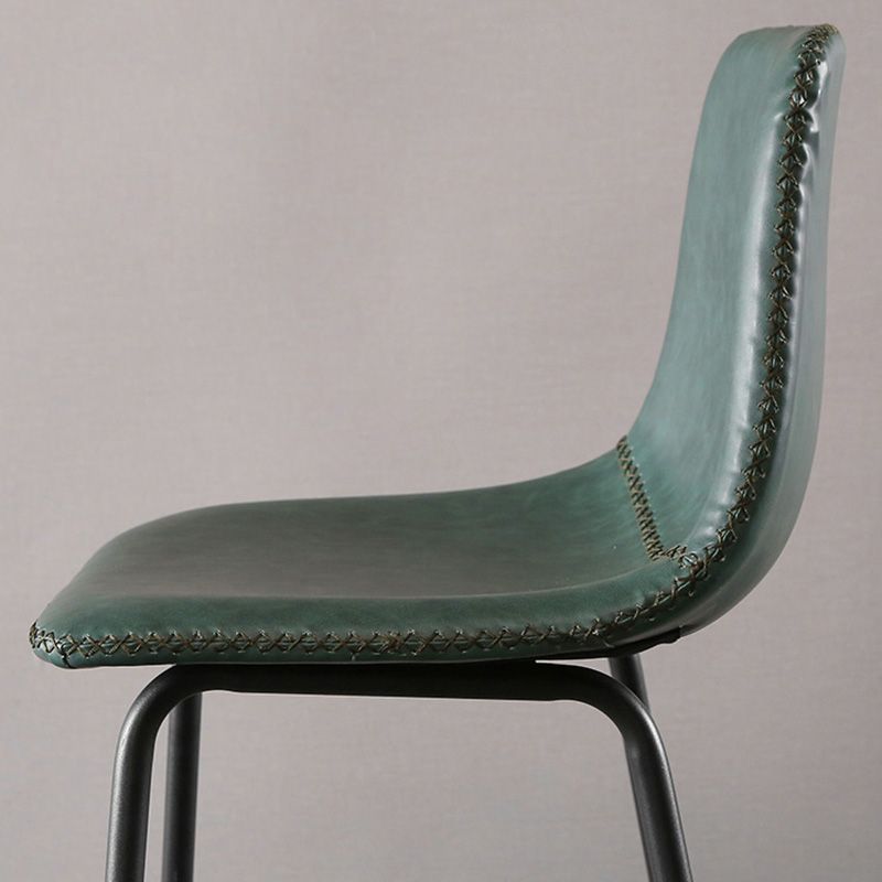 Indoor Faux Leather Bar Stool Modern Bucket Arm-less Low Back Counter Chair Clearhalo 'Bar Furniture' 'Bar Stools' 'bar_stools' 'furn' 'furn_bar_stools' 'furniture_bar_stools' 'Kitchen & Dining Furniture' 'kitchen&dining_furn' 'kitchen' 'kitchen_furn' Furniture' 1200x1200_86925092-64c6-4819-abd9-3aff7f87e0c0