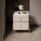 Leather Nightstand with 4 Legs Glam Night Table with Drawers Clearhalo 'Bedroom Furniture' 'furn' 'furn_night_stand' 'Furniture' 'night_stand' 'Nightstands' 1200x1200_8693efd5-c482-4b0d-b541-d6186eefe75e