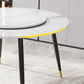 1/4/7 Pcs Metal Modern Dining Room Set with Round Table Dining Set Clearhalo 'Dining Room Sets' 'Dining Tables & Seating' 'dining_room_set' 'furn' 'furn_dining_room_set' 'Furniture' 'furniture_dining_room_set' 'Kitchen & Dining Furniture' 'kitchen&dining_furn' 'kitchen' 1200x1200_8693fd78-8f7d-4e5c-96ab-9314f02e645e