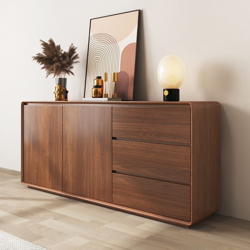 Contemporary Style Crednenza Wood Dining Buffet mit Schränken und Schubladen