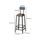 Industrial Wooden 1/2/5 Pieces Bar Table Set Rectangle Bar Table with Metal Legs Clearhalo 'Bar Furniture' 'furn' 'furn_home_bar_bar_sets' 'Furniture' 'Home Bars & Bar Sets' 'home_bar_bar_sets' 'Kitchen & Dining Furniture' 1200x1200_86987028-dc86-4750-b325-acfeff3b2850