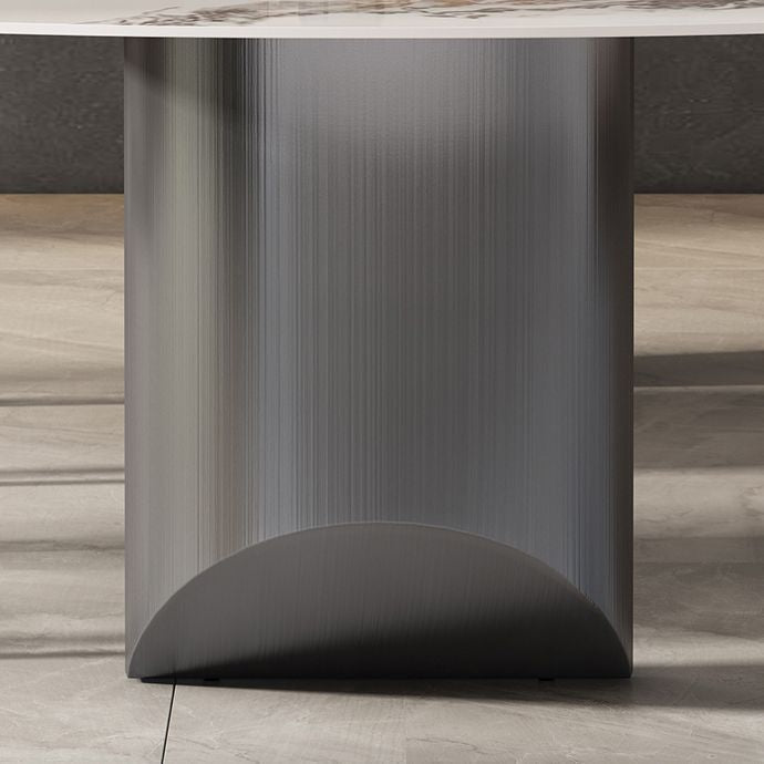 Minimalist Style Dining Table Set with Rectangle Shape Table and Upholstery Chairs Clearhalo 'Dining Room Sets' 'Dining Tables & Seating' 'dining_room_set' 'furn' 'furn_dining_room_set' 'Furniture' 'furniture_dining_room_set' 'Kitchen & Dining Furniture' 'kitchen&dining_furn' 'kitchen' 1200x1200_8698d6bb-0c53-4abf-a2d6-27afeb792ece