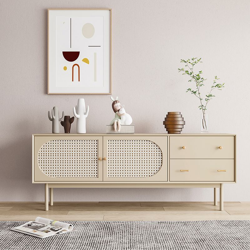 Pine Wood Living Room Sideboard Cabinet Modern Server with Drawers and Storage Clearhalo 'buffet_sideboard' 'Buffets & Sideboards' 'furn' 'furn_buffet_sideboard' 'Furniture' 'Kitchen & Dining Furniture' 1200x1200_869b2080-fc24-4f9a-b4ef-a7e09f37bf12