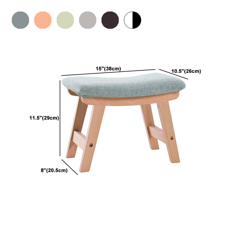 Rectangle Ottoman Contemporary Footstools Linen Upholstered Tear Resistant Ottoman Clearhalo 'furn' 'furn_ottomans_poufs' 'Furniture' 'Living Room Furniture' 'Ottomans & Poufs' 'ottomans_poufs' 1200x1200_869bea97-b4f8-42d2-a31e-3ac449017ece