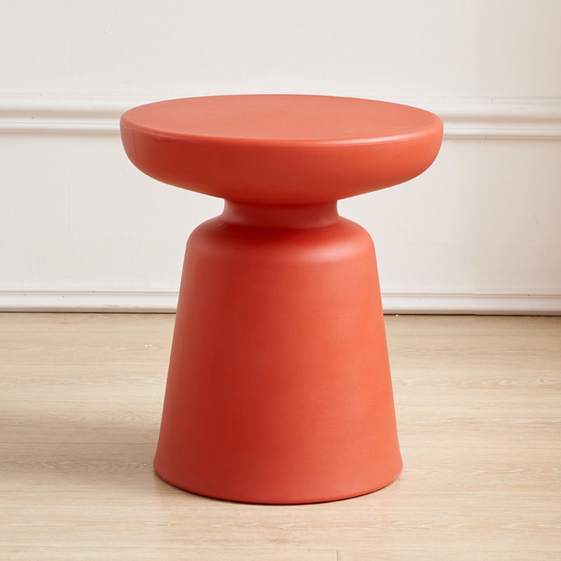 Tabla de pedestal de plástico Tabla de acento lateral del lado redondo de plástico