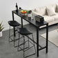 Industrial Rectangle Sintered Stone Table Dining Bar Counter Table for Kitchen Clearhalo 'Bar Furniture' 'Bar Tables' 'bar_tables' 'furn' 'furn_bar_tables' 'Furniture' 'furniture_bar_tables' 'Kitchen & Dining Furniture' 1200x1200_869c48f4-6bba-4d62-bab9-a97c6021ff7e