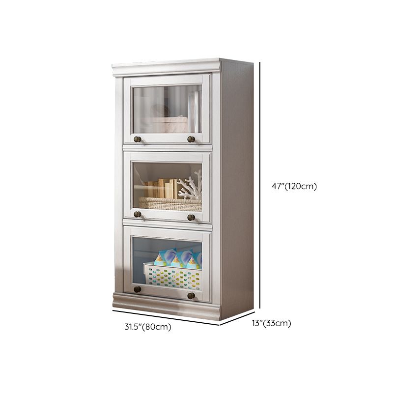 Modern Style Closed Back Bookshelf Standard Solid Wood Bookcase with Cabinets Clearhalo 'Bookcases' 'furn' 'furn_bookcases' 'Furniture' 'Office Furniture' 1200x1200_869e420a-5934-44e5-b1ba-579734a8b708
