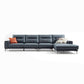 Sectional Sofa with Cushion Back 68.11" Wide Faux leather Stain-Resistant Clearhalo 'furn' 'furn_sectionals' 'Furniture' 'Living Room Furniture' 'Sectionals' 1200x1200_869fd28e-456d-43b2-91c9-d88261ecf291