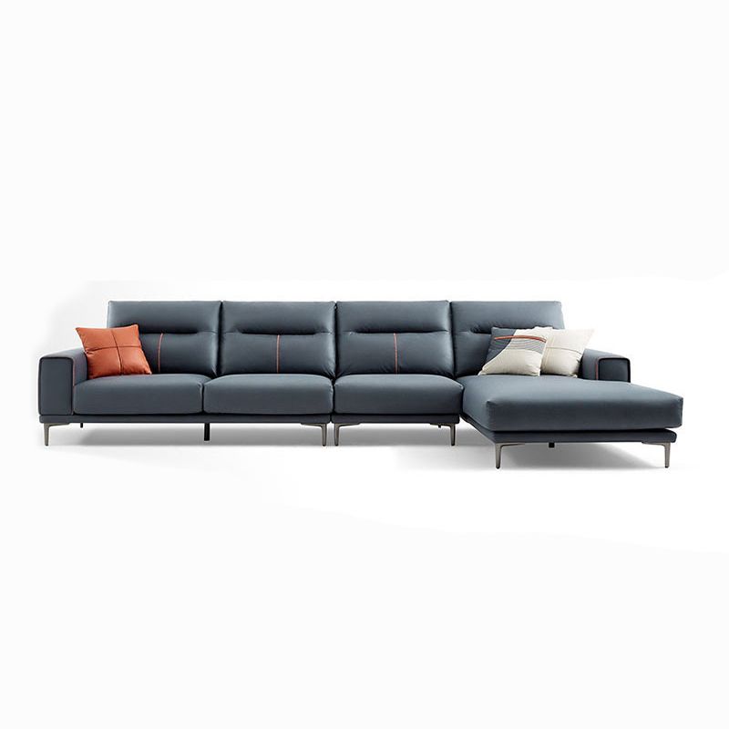 Sectional Sofa with Cushion Back 68.11" Wide Faux leather Stain-Resistant Clearhalo 'furn' 'furn_sectionals' 'Furniture' 'Living Room Furniture' 'Sectionals' 1200x1200_869fd28e-456d-43b2-91c9-d88261ecf291