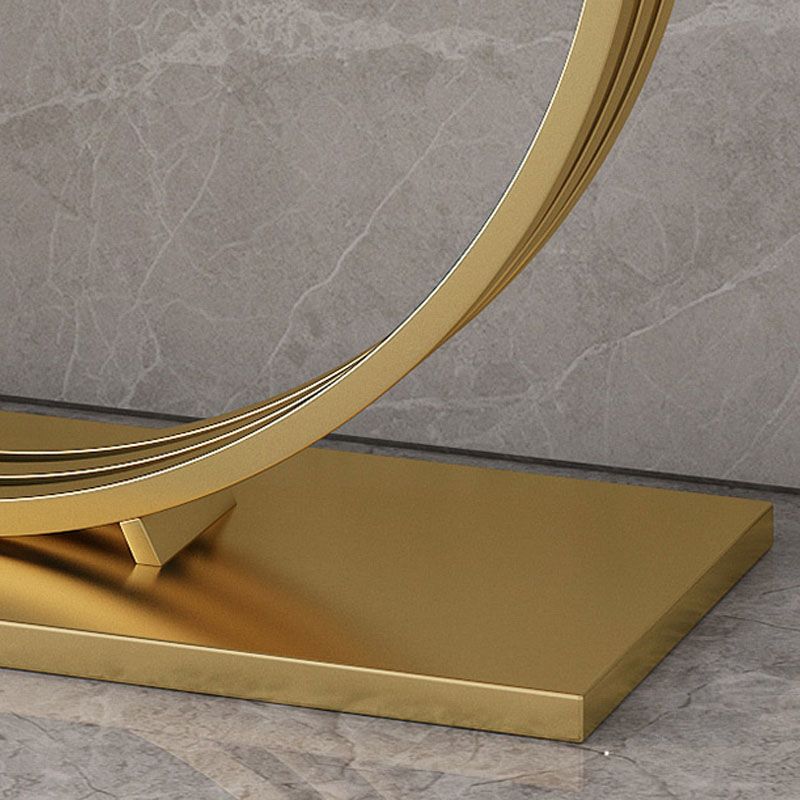 Tavolo da divano console di ferro moderno tavolo da fine marmo rettangolo per sala