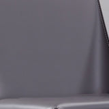Modern Leather Restaurant Side Chair Solid Back Dining Armless Chair Clearhalo ' kitchen&dining_furn' 'Dining Chairs' 'Dining Tables & Seating' 'dining_chair' 'furn' 'furn_dining_chair' 'Furniture' 'furniture_dining_chair' 'Kitchen & Dining Furniture' 'kitchen' 1200x1200_86a40957-166c-416b-8c72-d429e50a4758