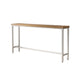 Pine Wood Bar Dining Table Modern Rectangle Bar Table with Trestle for Dining Room Clearhalo 'Bar Furniture' 'Bar Tables' 'bar_tables' 'furn' 'furn_bar_tables' 'Furniture' 'furniture_bar_tables' 'Kitchen & Dining Furniture' 1200x1200_86a551de-afae-4b09-9dc5-95b787428faa