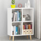 Engineered Wood Shelf Bookcase Closed Back Bookshelf for Study Room