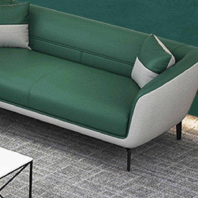 Canapé de canapé en cuir du dos serré contemporain pour 1/2/3 personnes