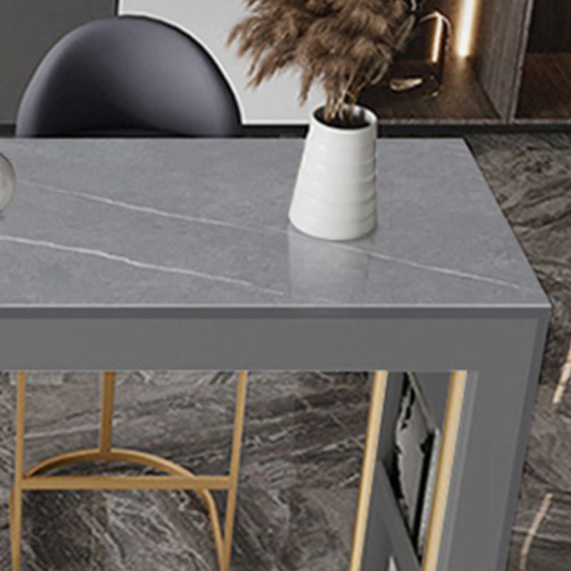 Modern Rectangle Stone Counter Table 1/3 Pieces Bar Table Set for Kitchen Clearhalo 'Bar Furniture' 'furn' 'furn_home_bar_bar_sets' 'Furniture' 'Home Bars & Bar Sets' 'home_bar_bar_sets' 'Kitchen & Dining Furniture' 1200x1200_86a82940-3f60-460f-b9a7-dd857d0efba3