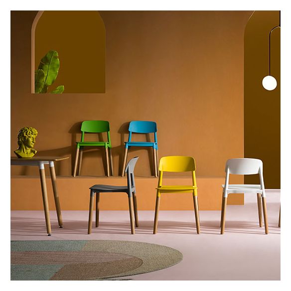 Contemporary Wood Dining Room Chairs Open Back Dining Side Chair (Set of 4) Clearhalo ' kitchen&dining_furn' 'Dining Chairs' 'Dining Tables & Seating' 'dining_chair' 'furn' 'furn_dining_chair' 'Furniture' 'furniture_dining_chair' 'Kitchen & Dining Furniture' 'kitchen' 1200x1200_86a94f4d-87b7-4c65-95e4-89167b63779a