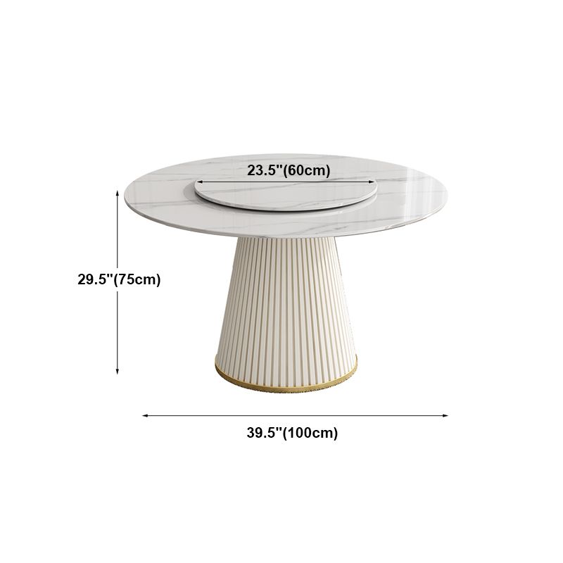 Round Stone Dining Site Table Traditional Luxury Pedestal Casual Furniture Clearhalo ' dining_table' 'Dining Tables & Seating' 'Dining Tables' 'furn' 'furn_dining_table' 'Furniture' 'furniture_dining_table' 'Kitchen & Dining Furniture' 'kitchen&dining_furn' 'kitchen' 'kitchen_dining_table' 1200x1200_86a9f9fc-40d1-4e6a-9281-3da153237554