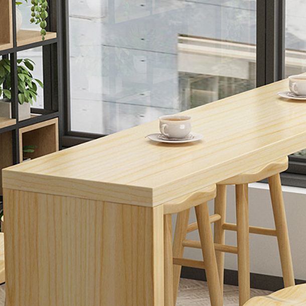 Nordic Rectangle Bar Counter Table Wooden Dining Table for Kitchen Clearhalo 'Bar Furniture' 'Bar Tables' 'bar_tables' 'furn' 'furn_bar_tables' 'Furniture' 'furniture_bar_tables' 'Kitchen & Dining Furniture' 1200x1200_86ada6a1-42a7-4f15-ab64-9432170888eb