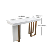 Modern Rectangle Counter Height Set 1/5 Pcs Marble Top Bar Table and ...