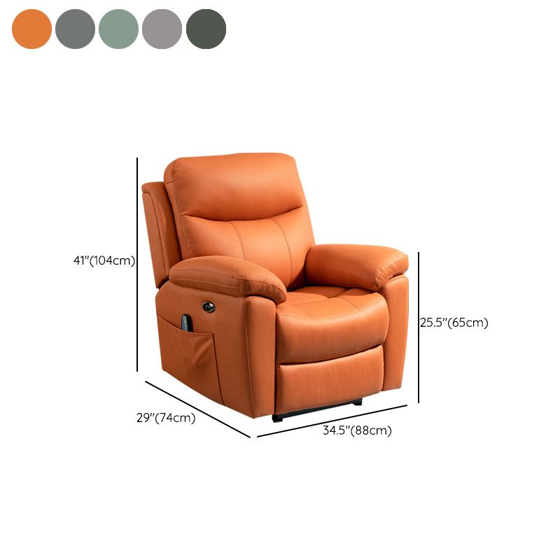 Solid Color Recliner Modern Minimalist Home Single Standard Recliner