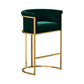 Glam Armless Backrest Counter Stool Iron Jewelry Store Bar Stool with Velvet Cushion Clearhalo 'Bar Furniture' 'Bar Stools' 'bar_stools' 'furn' 'furn_bar_stools' 'furniture_bar_stools' 'Kitchen & Dining Furniture' 'kitchen&dining_furn' 'kitchen' 'kitchen_furn' Furniture' 1200x1200_86af059c-6f0c-4bab-b6ec-1c869f1b5d4b