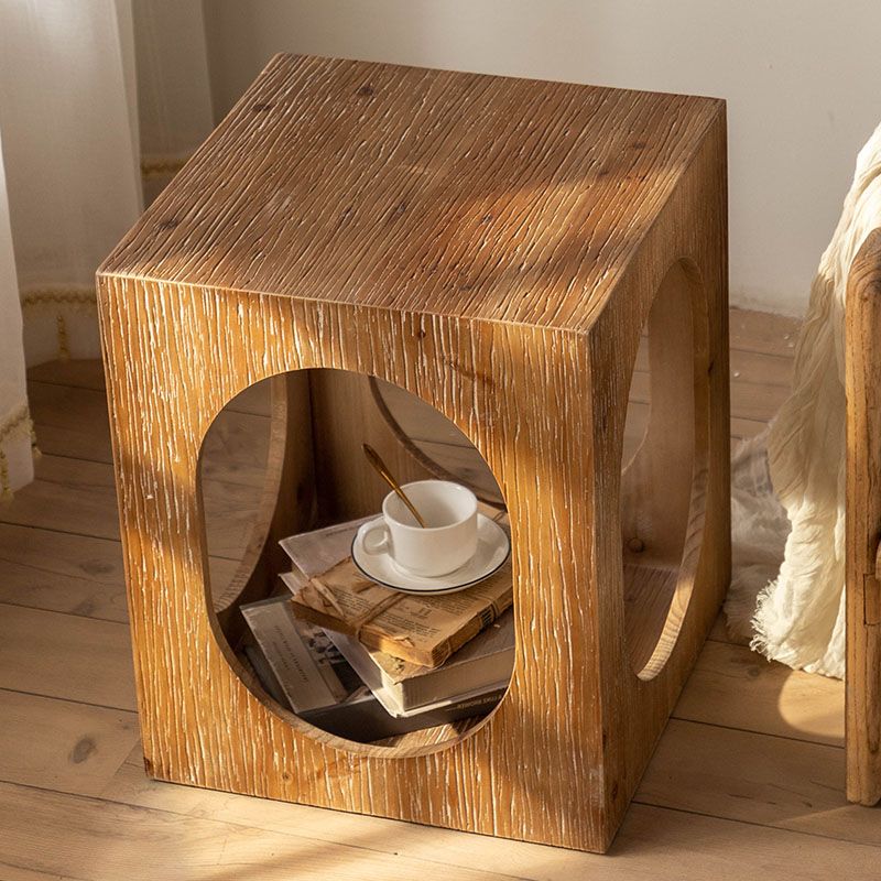 Tavolino laterale di country quadrato / esagono