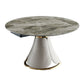 Casual Extendable Round Shape Table Sintered Stone Standard Dining Table for Kitchen Clearhalo ' dining_table' 'Dining Tables & Seating' 'Dining Tables' 'furn' 'furn_dining_table' 'Furniture' 'furniture_dining_table' 'Kitchen & Dining Furniture' 'kitchen&dining_furn' 'kitchen' 'kitchen_dining_table' 1200x1200_86b15307-9fc5-43b5-b358-633c6dad38fe