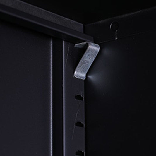 Armoire de fichiers contemporaine Cadre en acier verrouillage de la touche blanche Cabinet de fichiers latéraux pour le bureau