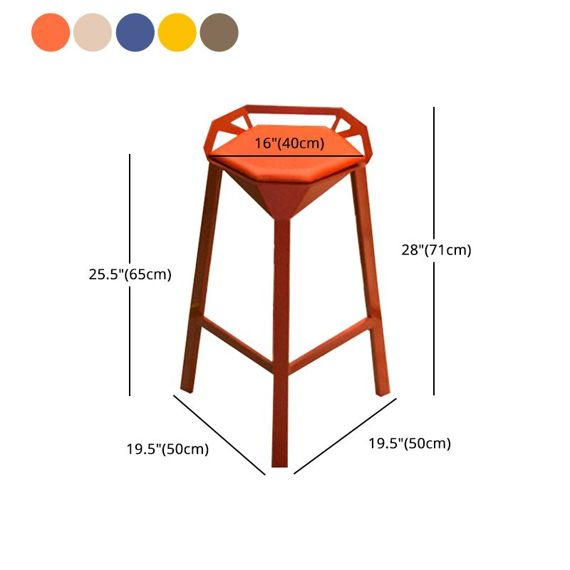 Modern Geometric Bar Stool Footrest Bristol Counter and Bar Stool with Iron Legs Clearhalo 'Bar Furniture' 'Bar Stools' 'bar_stools' 'furn' 'furn_bar_stools' 'furniture_bar_stools' 'Kitchen & Dining Furniture' 'kitchen&dining_furn' 'kitchen' 'kitchen_furn' Furniture' 1200x1200_86b53107-cfad-47df-ad13-cc42d773ef0b