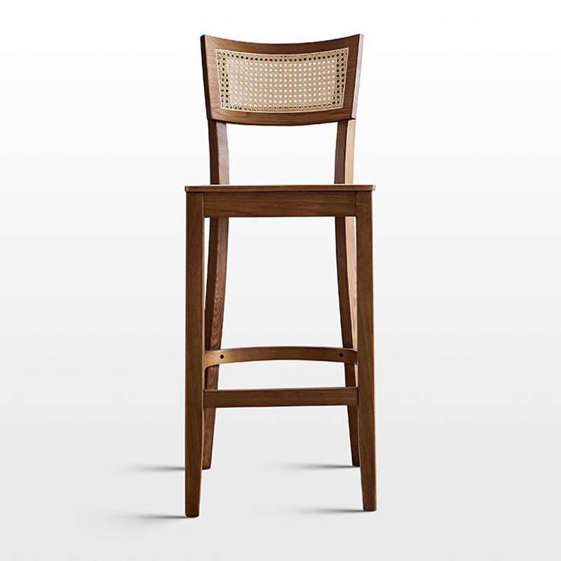 Contemporary Wood Kitchen Dining Room Stool Low Back Bar Armless Stool Clearhalo 'Bar Furniture' 'Bar Stools' 'bar_stools' 'furn' 'furn_bar_stools' 'Furniture' 'furniture_bar_stools' 'Kitchen & Dining Furniture' 1200x1200_86b5a418-069a-4eae-aa7e-9ef1e7c1b4d3