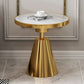 Glam Round Modern Block Side Table Sintered Stone Pedestal End Table Clearhalo 'Coffee & Accent Tables' 'End & Side Tables' 'end_side_table' 'end_side_tables' 'furn' 'furn_end_side_tables' 'Furniture' 'furniture_end_side_table' 'Living Room Furniture' 1200x1200_86b60d70-2082-4ee6-8807-0bee6c458199