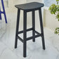 Industrial Style Bar-height Ash Solid Wood Backless Bar Stool
