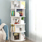 Moderne houten roteerbare boekenkast Studieruimte Geometrische boekenplank