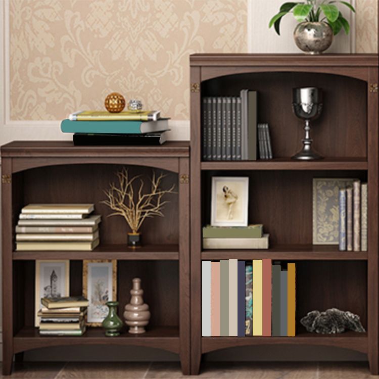 Contemporary Vertical Standard Bookcase Wooden Closed Back Bookcase Clearhalo 'Bookcases' 'furn' 'furn_bookcases' 'Furniture' 'furniture_bookcases' 'Office Furniture' 1200x1200_86b8fb5a-b8aa-454d-a522-aafc314343c1