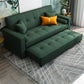 Pillow Included Convertible Sofa Foldable Upholstered Futon Sofa Bed
