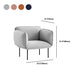1/2-Seater Modern Minimalist Sofa Square Arm Loveseat - 30.7" D Clearhalo 'furn' 'furn_sofas' 'Furniture' 'Living Room Furniture' 'Sofa' 'sofas' 1200x1200_86bde058-b2d6-4bf0-86b4-c43db6254c67