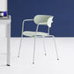 Silla de comedor contemporánea silla de acento de comedor de plástico para casa