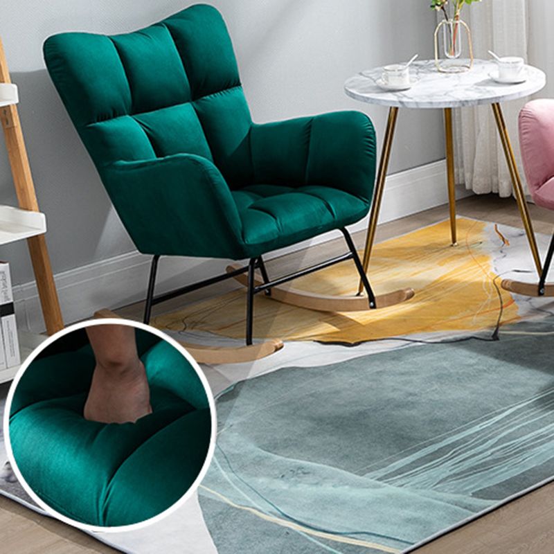 Chaise à bascule moderne chaise à ossature de Wingback pour salon