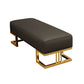 Panch d'ingresso glam Banca ammortizzata con sedioni in metallo rettangolo, larghezza 18 pollici