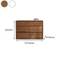 Bedroom Dresser Modern Solid Wood Storage Chest with Drawers