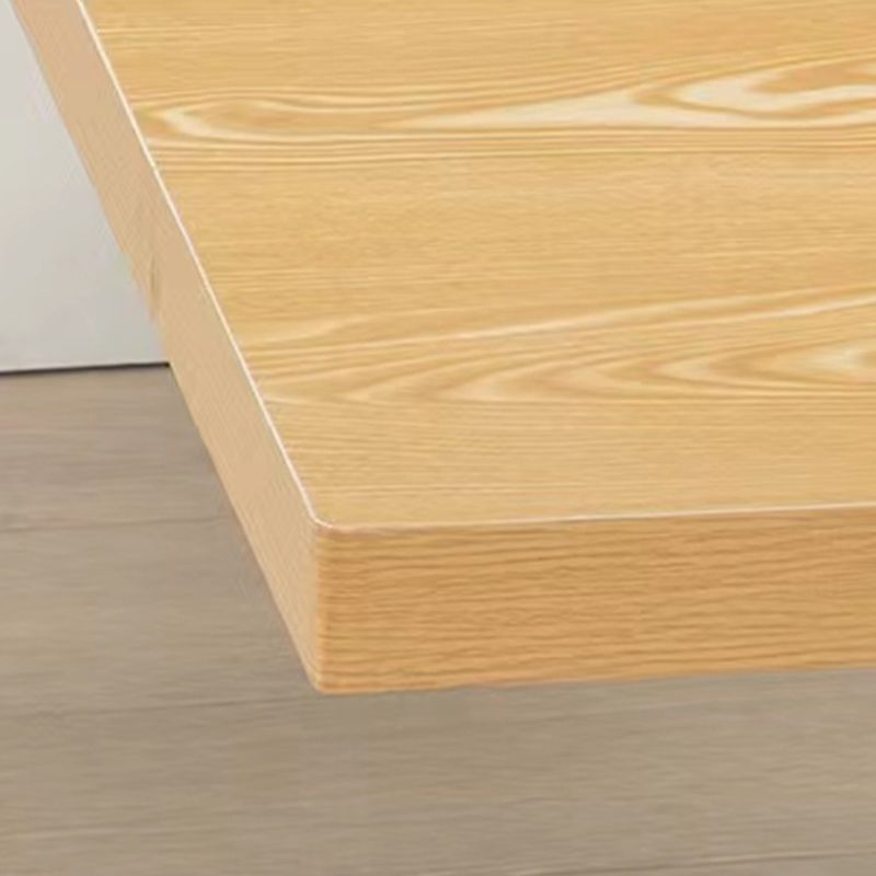 Modern Manufactured Wood Top Black Metal Pedestal Dining Table Clearhalo 'Dining Tables & Seating' 'Dining Tables' 'dining_table' 'furn' 'furn_dining_table' 'Furniture' 'Kitchen & Dining Furniture' 1200x1200_86c04dd8-6820-44d2-bd2b-9df1f9f29558