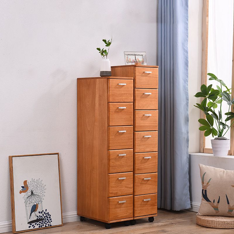 23.62 "brede accentkist met laden waterbestendige borst met wielen