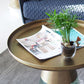 16.5"/20.4" Tall Glass Pedestal Metal Round Tray Top Coffee Table Clearhalo 'Coffee & Accent Tables' 'Coffee Tables' 'coffee_tables' 'furn' 'furn_coffee_tables' 'Furniture' 'Living Room Furniture' 1200x1200_86c36c09-92e6-4fae-9110-dca3685f5a63