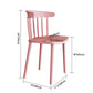 Contemporary Plastic Armless Chair Windsor Back Side Chair for Home Use Clearhalo ' kitchen&dining_furn' 'Dining Chairs' 'Dining Tables & Seating' 'dining_chair' 'furn' 'furn_dining_chair' 'Furniture' 'furniture_dining_chair' 'Kitchen & Dining Furniture' 'kitchen' 1200x1200_86c42d44-7f3c-4c07-86b7-5befc602b8d0